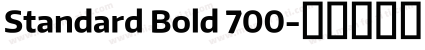 Standard Bold 700字体转换